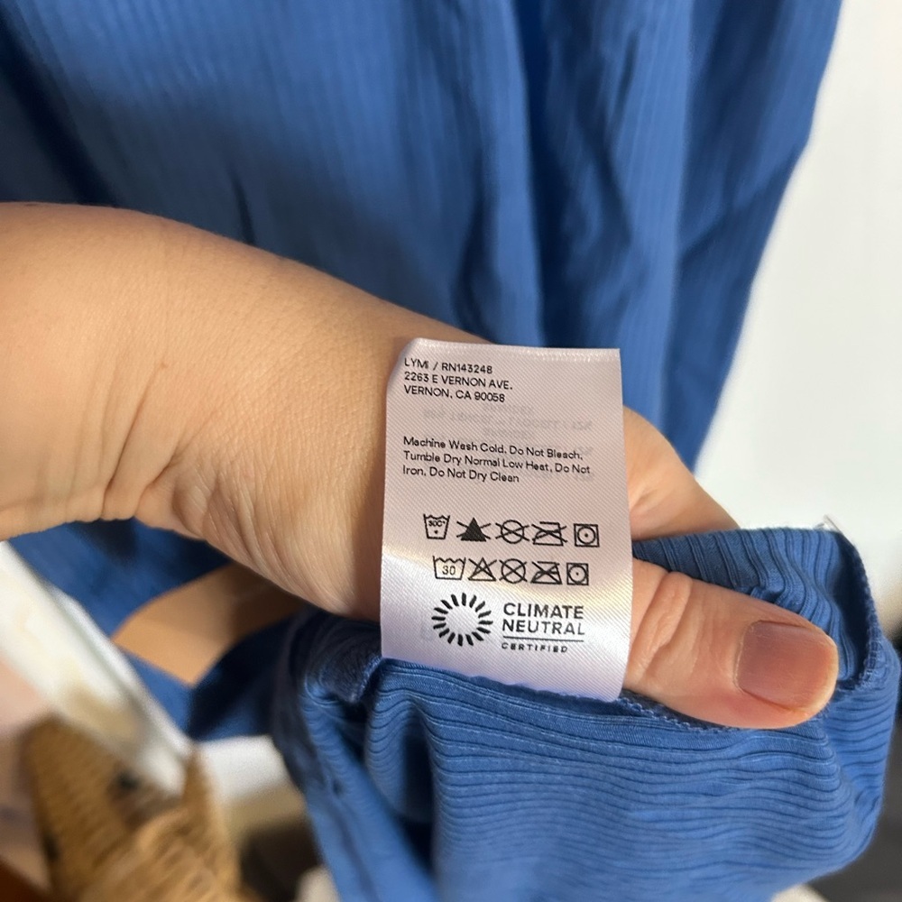 NWT Reformation Laney Knit Dress Dusk - Picture 8 of 9